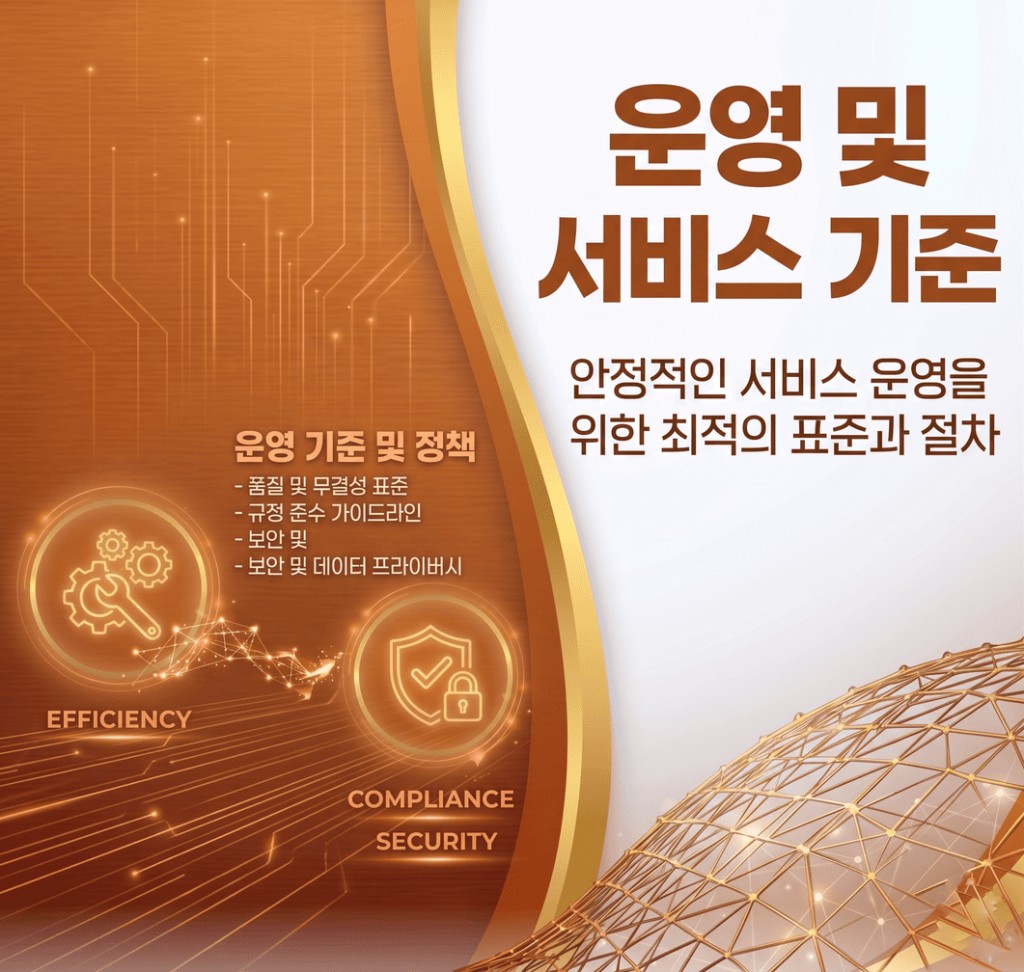 운영 및 서비스 기준 이미지